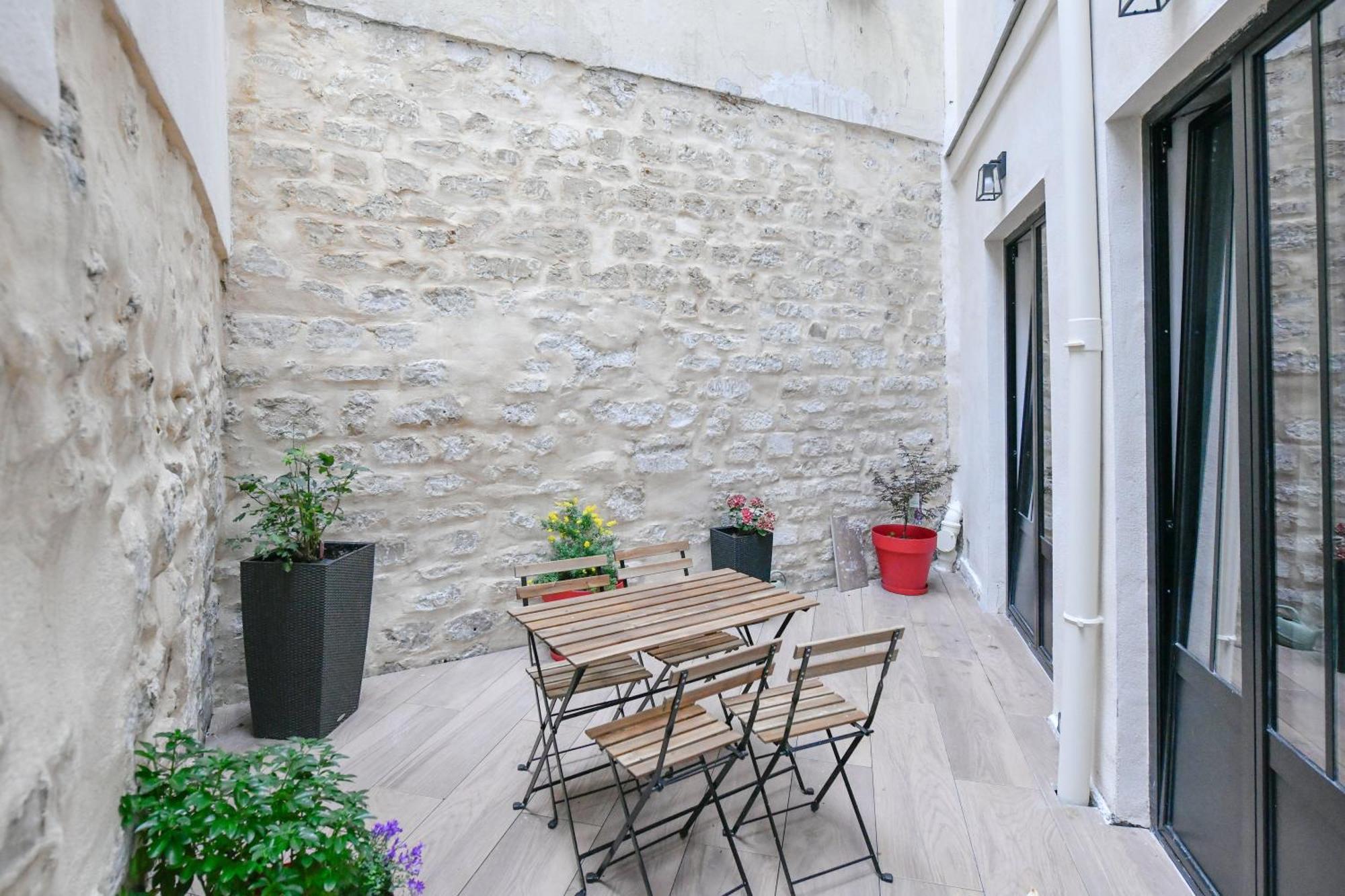 Charme Montmartre - Terrasse Privee Avec Vue Sur Le Sacre-Coeur - Parking Gratuit Apartment Paris Ngoại thất bức ảnh