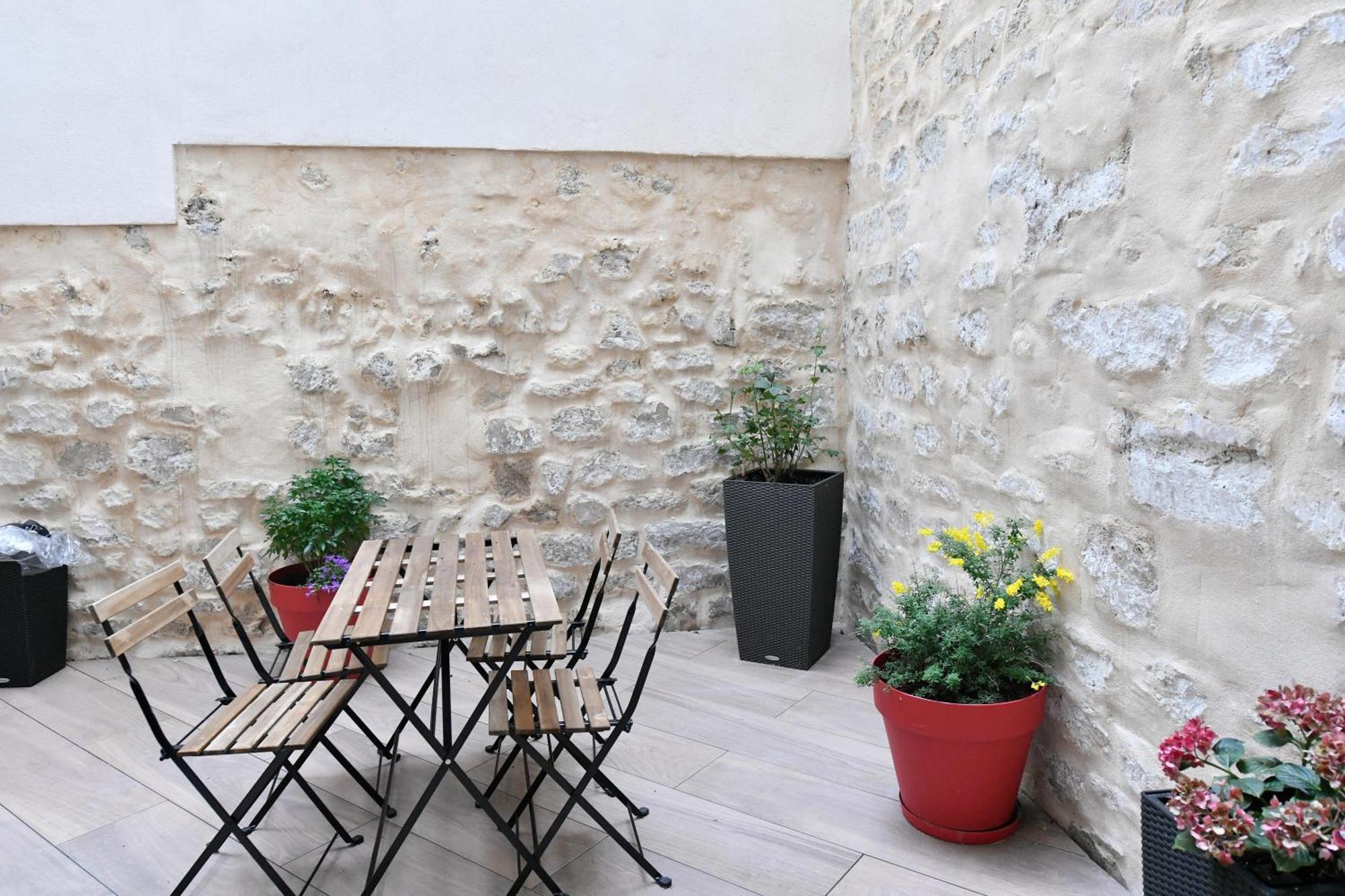 Charme Montmartre - Terrasse Privee Avec Vue Sur Le Sacre-Coeur - Parking Gratuit Apartment Paris Ngoại thất bức ảnh